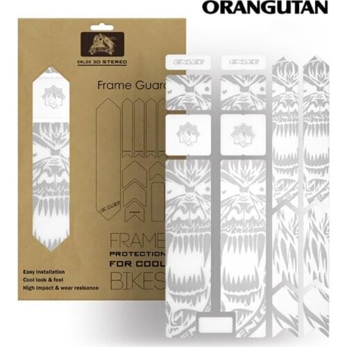 3D MTB Mountain Bike Scratch-Resistant Protect Frame Protector Removeable Sticker Road Bicycle Paster Guard Cover