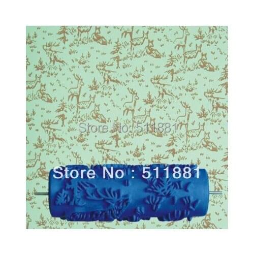 5'' 125mm NCCTEC Deer waterproof liquid paint wallpaper print roller | install it in DM5 decorative machine