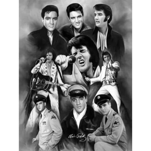 Diamond painting Elvis portrait collection Pattern 5d full square / round resin mosaic crafts embroidery stickers