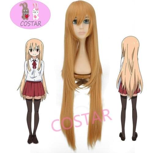 Anime Himouto! Umaru Chan Cosplay Wigs Umaru Doma Cosplay Synthetic Wig Hair Halloween Carnival Party Women Cosplay Wig