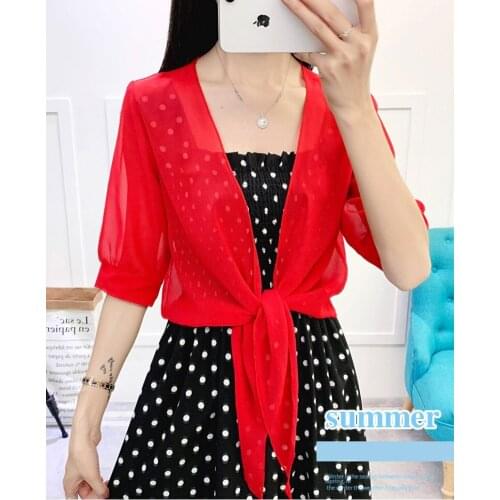 White Black Red Ultra-thin Summer Bolero Women Shrugs Shawl For Ladies Chiffon Bolero Femme Cardigan Wedding Jacket Bridal Wraps