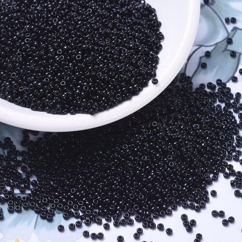 2mm 1000pcs Black White Czech Glass Beads for Necklace Jewelry Making DIY Accessories Spacer Beads Seed Beads M4