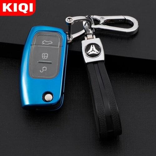 TPU Key Case Cover Bag Keychain for Ford Fiesta Focus 2 Falcon Ecosport Escape Kuga EcoSport Galaxy B-Max C-Max Protector