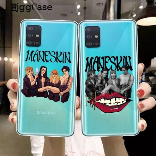 Maneskin Damiano David Phone Case Samsung A51 A71 A72 A52 A50 A31 A41 A10 A40 A70 A30 S A20 E A11 A01 A21 A32 A42 Silicone Cover