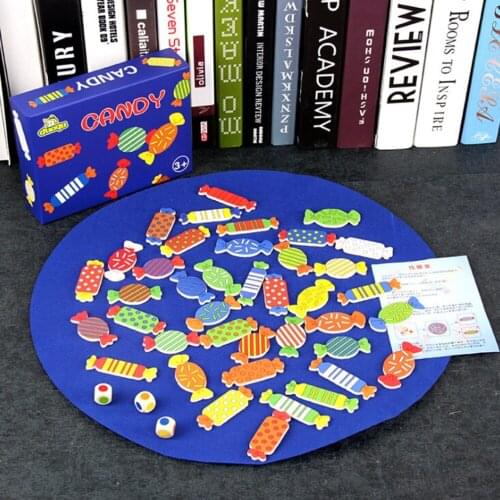 Memory Matching Game Wooden Children Puzzle Training Toy Board Game Chess Looking Candy Shape Learning & Education Puzzle Toy
