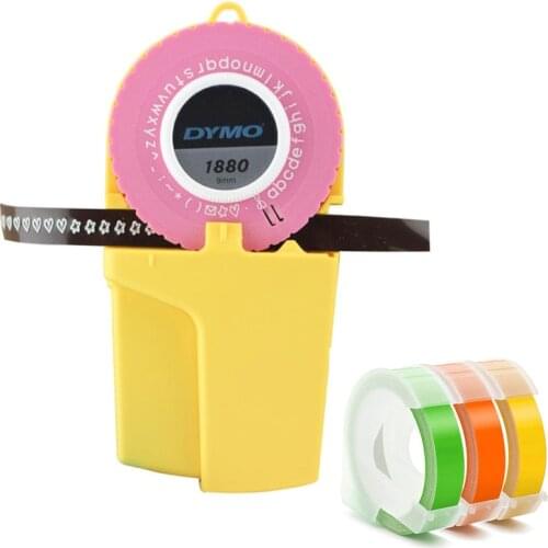 Dymo 1880 DIY Manual Label Maker for 9mm Embossing plastic label tapes for Dymo1880 Manual Label printer Hand account printer
