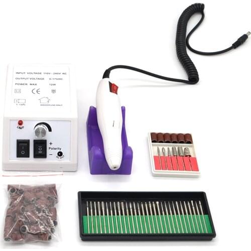 Electric Nail Drill Machine 12W 20000RPM Manicure Machine Milling Cutter For Manicure Pedicure Accessories Nail Art Tool