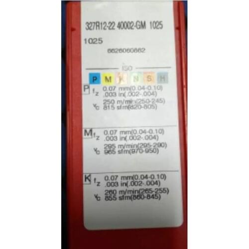 10PCS CARBIDE INSERT 327R12-2240002-GM 1025