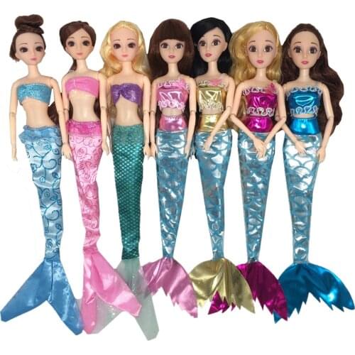 Mermaid Doll Cosplay Clothing for 1/6 Dolls Accessories for 30cm Jointed Doll Clothes Mermaid Dress Accessories for Dolls Toys