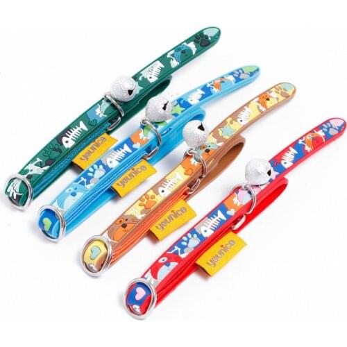 Soft Necklaces For Pets Kitten Collar Pet Chihuahua Collar Cat Neck Cat Collar With Bell Cats Adjustable Accessories Chivava