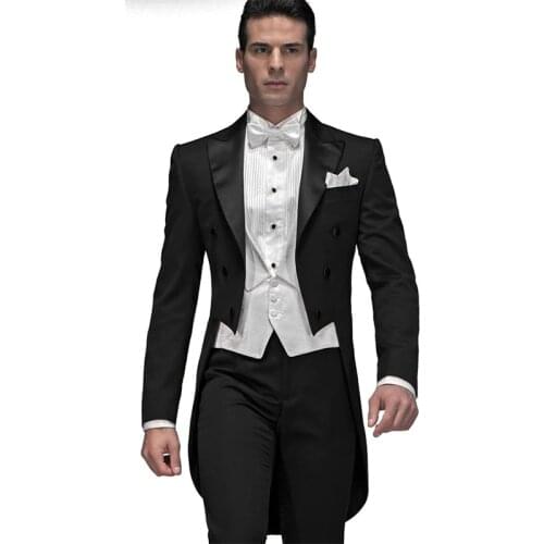 New Groomsmen Shawl Lapel Groom Tuxedos Real Picture Black Men Suits Groom Wedding Tuxedo Best Man Blazer(Jacket+Pants+Vest+Bow)