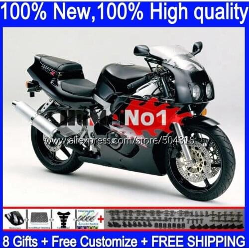 CBR400 RR For HONDA CBR 400 RR 400RR 1988 1989 1990 1991 1992 1993 136MC.0 CBR400RR NC23 88 89 90 91 92 93 Fairing Glossy Black