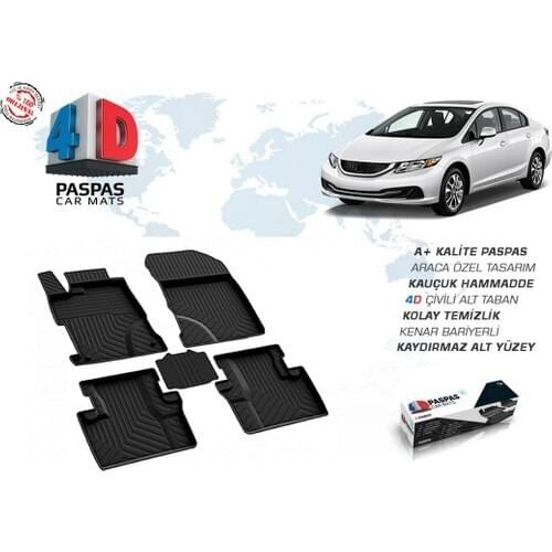 Omsaline Fit For Honda Civic 4D Black (2012-2016)