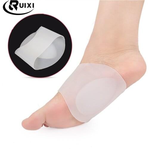 Arch Support Sleeves Plantar Fasciitis Silicone Heel Spurs Foot Care Flat Feet Socks Cushions Pads Orthotic Insoles