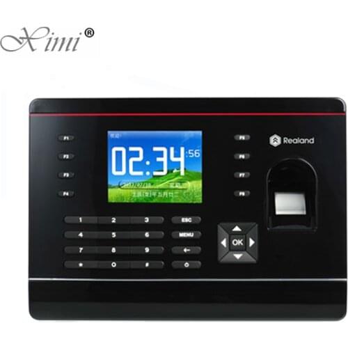 A-C061 2.8inch Color Screen TCP/IP Fingerprint Time Attendance With RFID Card Reader P2P Cloud Service Time Recording Time Clock