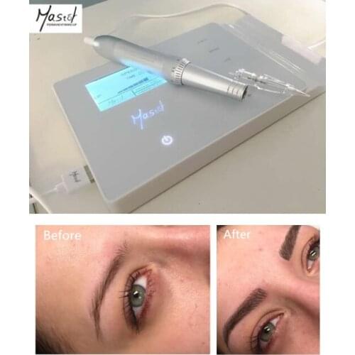 Mastor Rechargeable Micropigmentation Permanent Make Up Machine For Eyebrow Lip Eyeliner Tattoo Machine