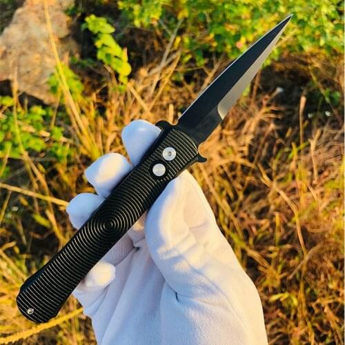PROTech 1918T6 + G10 Outdoor Camping Hiking Aviation Aluminum Handle kitchen knife Self-Defense EDC Tool