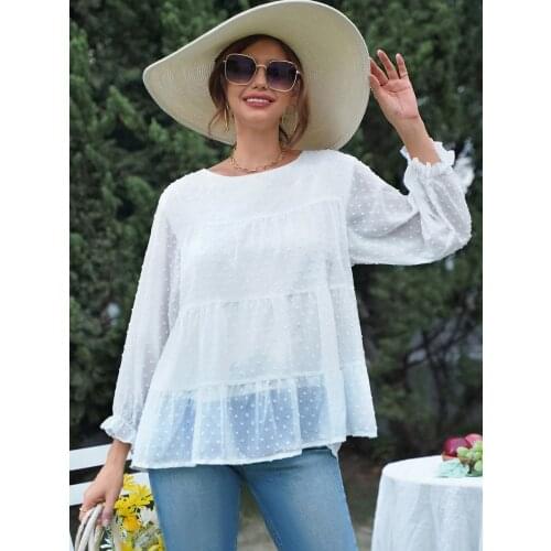 Syiwidii Black And White Blouses