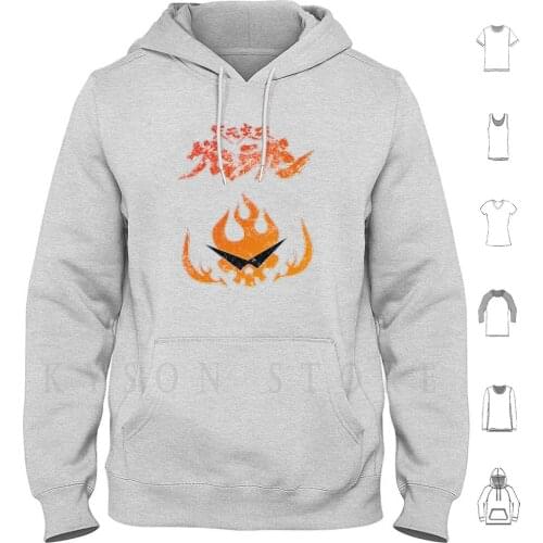 Tengen Toppa 03 Hoodie Long Sleeve Tengen Toppa Gurren Lagann Trigger Manga Anime Simon Kamina Yoko Nia Flcl Kill La