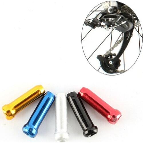 20 Pcs/Lot Silver Bicycle Mountain Bike Riding Parts Shifter Cycling Accessories Cord End Covers Brake Line Cap Cable Caps