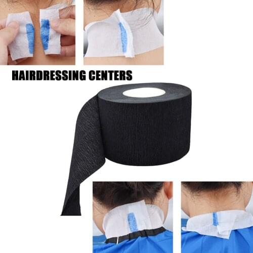 Hairdressing Collar Neck Paper Protection Barber 5 Roll Strips Disposable Tools Lightweight Easily Carrying Hair Part