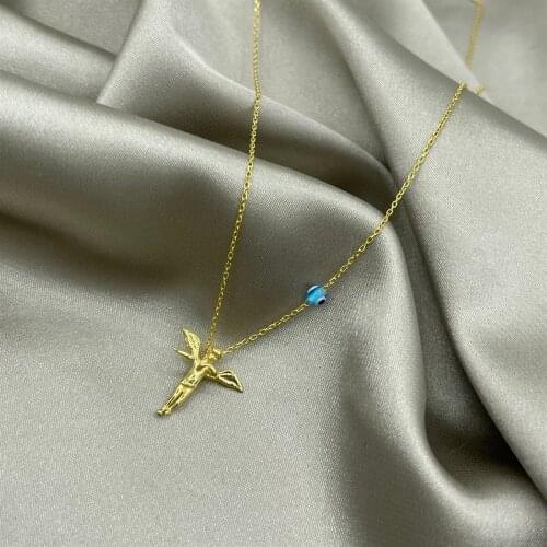 Gold Kaplama Eros Kolye