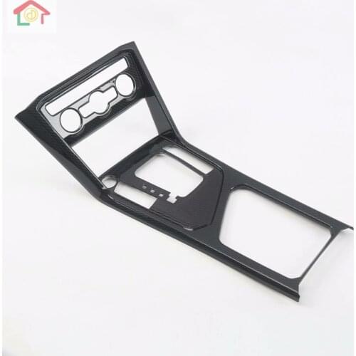 ABS Matte Overall Gear Box Cover Water Cup Frame Sequins Trim For Volkswagen VW Tiguan L 2017 2018 Interior Accessories 1pcs