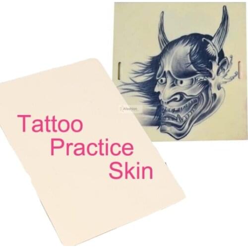 1pc Tattoo Practice Skin 3d microblading Nontoxic Soft Permanent Makeup kit Tools Sheet Blank Plain