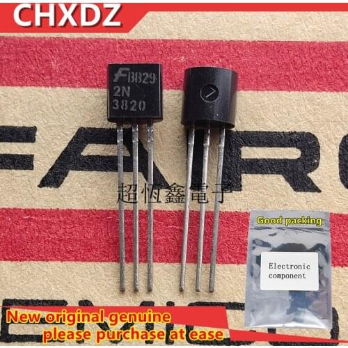 10pcs New and Orginal 2N3820 3820 TO-92 Boxed straight feet and copper feet Own stock Real object shooting
