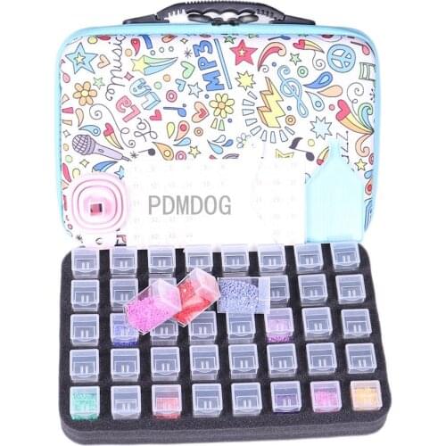 132/40 diy Diamond Painting Accessories diamond mosaic sale Storage Hand Bag Zipper 5d diamond painting box home decor drill box