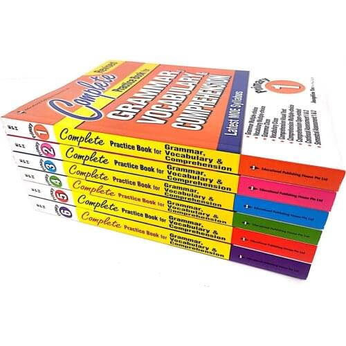 6 Pcs/Set SAP Primary School Complete Practice Book For Grammar, Vocabulary And Comprehension English Learning Textbook