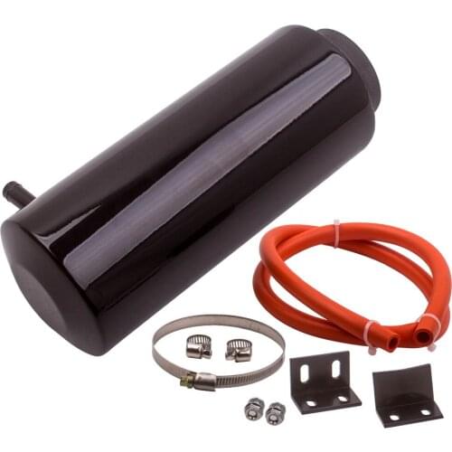 800ML Aluminum Radiator Coolant Oil Catch Water Tank For Overflow Reservoir Oil Pipe