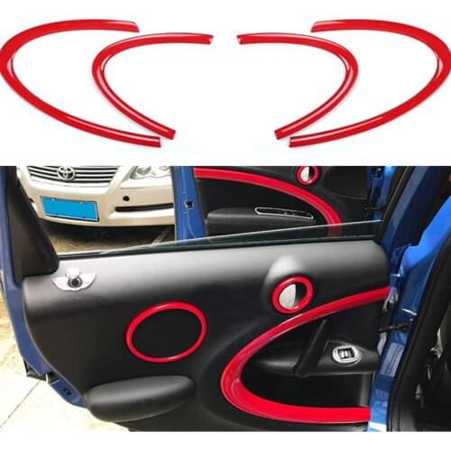 For MINI Cooper Countryman R60 Interior Door Trim Kit Decoration Cover For MINI Cooper R60 Accessories For MINI R60 Car Sticker
