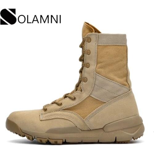 Breathable Military Tactical Boots For Men Professional Waterproof Desert Combat Boots Man Outdoor Sports Army Ankle Boots Women