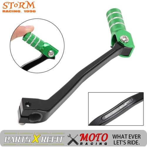 Motocycle CNC Aluminum RED Foldbale Gear Shift Lever Shifter Pedal For Kawasaki KX450F KX 450 KXF450 KX 450F KXF 450 2009-2018