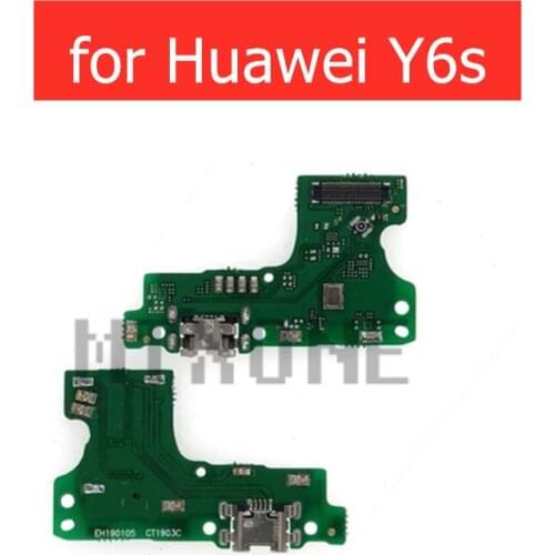 For Huawei Y6s USB Charger Connector Flex Cable Microphone USB Charging Dock PCB Board Flex Cable Repair Parts