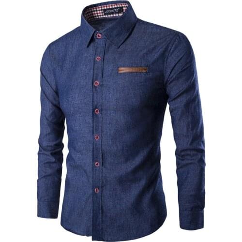 2018 New Arrival Casual Business Men Dress Shirts Men new Brand Long Sleeve Cotton Stylish High Quality Males Social Shirts 3XL