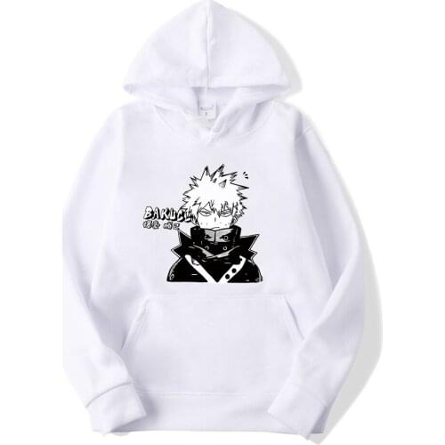 Anime Jarajuku My Hero Academia Bakugou Printed Men/women Hoodie Long Sleeve Hoodies