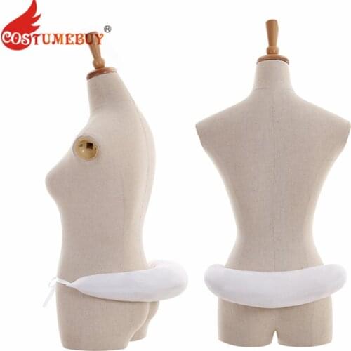 CostumeBuy Elizabethan Medieval Gowns Bum Roll White Pad Cotton fabric Hanover Bustle Crinoline Pannier Underskirt Petticoat