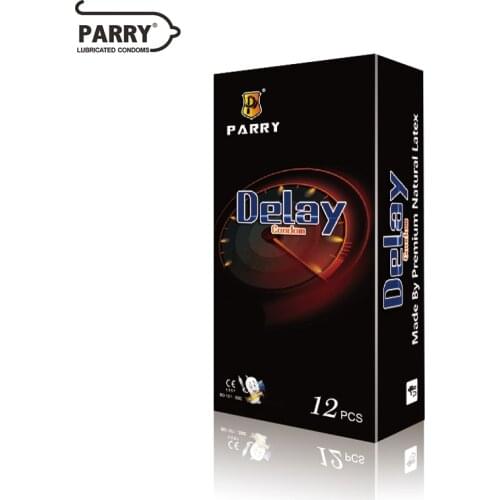 PARRY CONDOMS 12PCS Super Lubricated Condom Men Add Herbal Delay Agent To More Long-Lasting And Skin Friendly