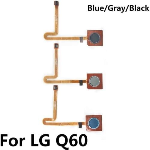 Repair Fingerprint Scanner For LG Q60 LMX525 K50 LMX520 ID Home Button Fingerprint Menu Return Key Recognition Sensor Flex Cable