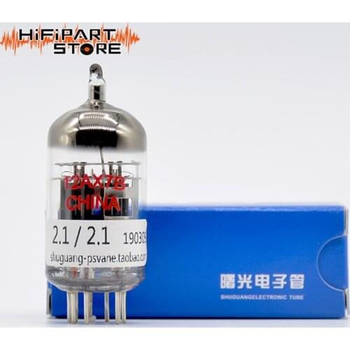 Shuguang 12AX7B ECC83 Valve Tube Pre-amp Guitar amp Replace Psvane JJ Mullard Gold Lion EH Psvane Golden Voice 12AX7-T 12AX7-S