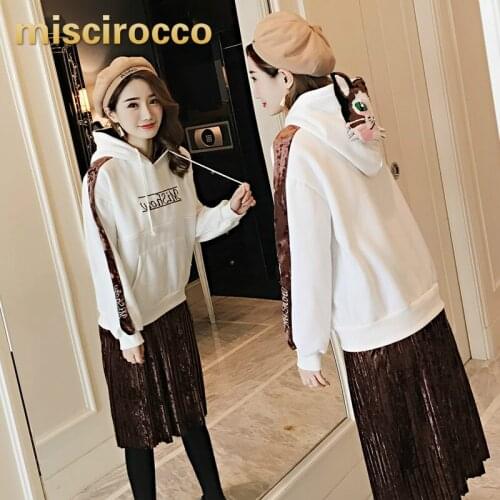 Pregnant hoodie dresses breastfeeding fallow go out youth lace winter warm clothing long jacket Add wool long coat