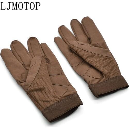 Comfortable Breathable Motorcycle Full Finger Gloves Touch Screen Gloves For SUZUKI DR250 DJEBEL 250XC YAMAHA YZ80 YZ85 YZ 80 85