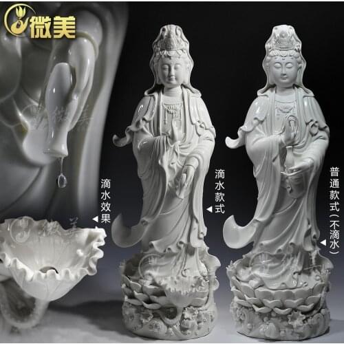 18 to 26 inches across the sea Guanyin Guanyin ornaments put Ephraim dripping Guanyin Buddha crafts porcelain ceramic ornaments