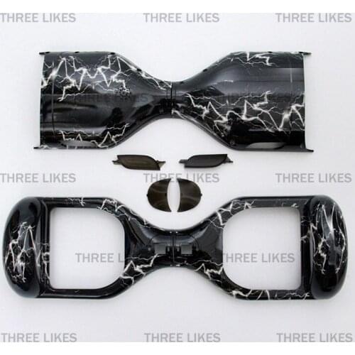 DIY Lightning Scrawl 6.5 Inches Smart Self Balancing 2 Wheels Standing Electric Scooter Hoverboard Case Outer Shell Replacement