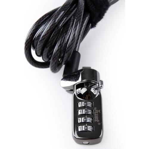 High quality Newest Arrival 4 Digit Security Password Computer Lock Anti-theft Chain For Notebook PC Laptop Anti-theft lock