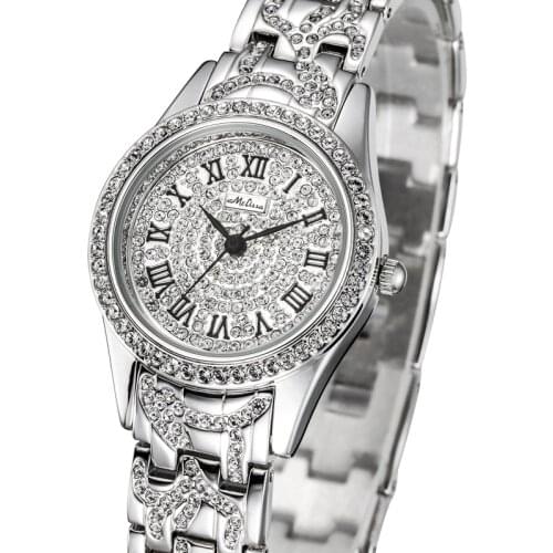 MELISSA Women Watches Top Brand Luxury Watch Womens Miyota Quartz Waterproof Watch Ladies Austria Crystal Genuine Leather New