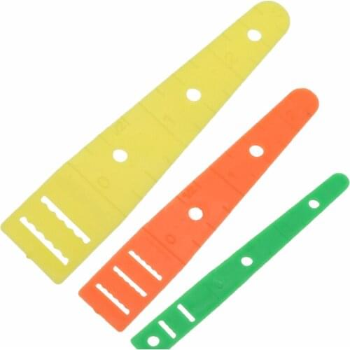 3pcs/set Random Color Plastic Elastic Band Wearer Width Tape Handmade Sewing Tool Creative Cloth Home DIY Sewing Accessories