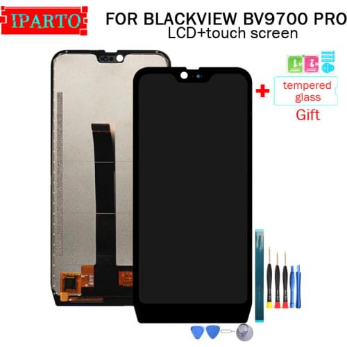 5.84inch BLACKVIEW BV9700 PRO LCD Display+Touch Screen Digitizer Assembly 100% Original LCD+Touch Digitizer for BV9700 PRO+Tools